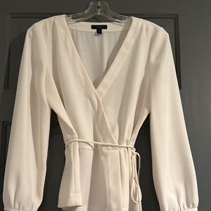 Cross body blouse